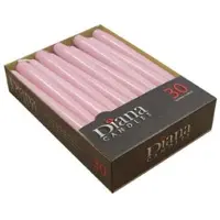 Multi Dekorationsljus Ø22x245 mm brinntid 7,5 timmar pärlemorrosa, 30 st/fp