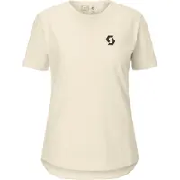 SCOTT - MTB-kläder dam - Vertic DRI SS Tee W Cotton White för UnisexBomull - Storlek L - Vit