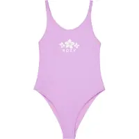 Roxy - Varumärken - Solid Active Rg One Piece Crocus Petal för UnisexUll - Barnstorlek 8 år - Rosa