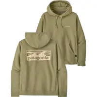Patagonia - Sweatshirts - M's Boardshort Logo Uprisal Hoody Gumtree Green för UnisexBomull - Storlek M - Grön