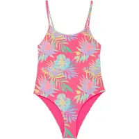 Roxy - Varumärken - Aquarella One Piece Sangria Sunset Aquarella Rg för UnisexUll - Barnstorlek 14 år gammal