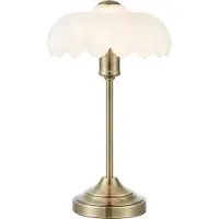 Markslöjd Bordslampa Kurage, Brun / mässing, Vardagsrum / matsal, Glas, Bordslampa
