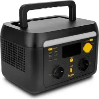 Aqiila S600V2 bärbar powerstation LiFePO4 512 Wh 1000 W svart med app-styrning