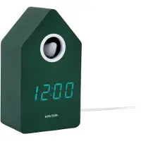 Karlsson väckarklocka Cuckoo LED retro green KA6070GR