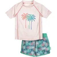 Playshoes UV-skydd ecru / turkos / opal / lax