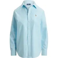 Ralph Lauren för kvinnor. 211970736502 Ikonisk blå skjorta (XS), Casual, Bomull, Klassisk, Lång ärm