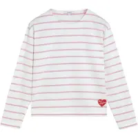 Scalpers T-shirt rosa / röd / vit