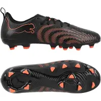 Puma Fotbollsskor - Framtid 9 Play FG/AG Jr - Black/Glöder - - 37,5 - Fotbollsskor