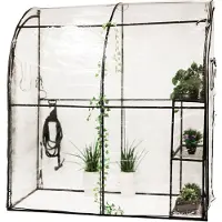 NSH Nordic Väggväxthus HORTUS plast 215 x 100 x 200 cm (211-206)
