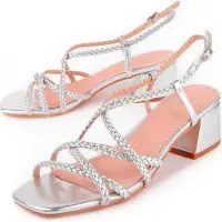 Montevita Sandalia De Tacón Para Mujer. Trea2 102937 37 silver
