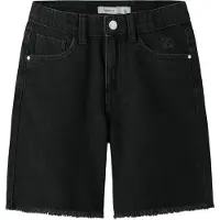 Name it Shorts - Bred - NkfBella - Black Denim - - 14 år (164) - Shorts