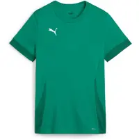 Puma Tränings T-Shirt teamGOAL - Grön/White Dam, storlek Large