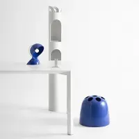 Artemide Bordslampa , Dalú, Blå, Vardagsrum, Plast, Design