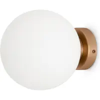 Maytoni Vägglampa Basic form, dimbar, Mässing / guld, Hall, Metall, Modern, Vägglampa, vägglampa inomhus