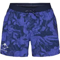 Asics Fujitrail All Over Print Shorts, blå