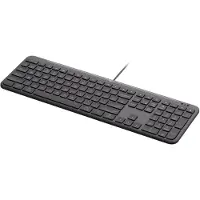 Logitech Signature Slim Wired K620 for Business - Tangentbord - USB-C - QWERTY - Dansk/Norsk/Svensk/Finsk - grafit
