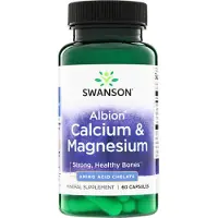 Swanson Health Albion Kalcium & Magnesium, 60 kapslar