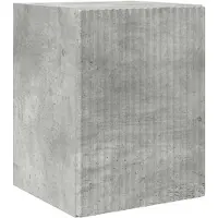 vidaXL TV Vägghylla Betong 30 x 31 x 40 cm Konstruerat trä