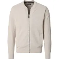 Casamoda Väst Zip Structure Ecru Beige Storlek