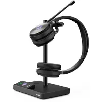 Yealink WH62 Dual - Headset - på örat - DECT - trådlös - Optimerad för UC