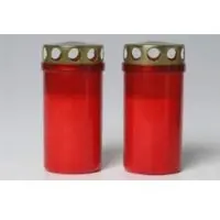 Multi Gravljus brinntid 45 timmar med lock plast röd, 20 st/fp