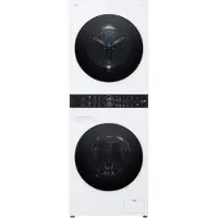 LG WT1210WWF, Frontmatad, Fristående, Vit, Vänster, Svart, Röra