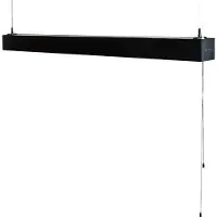 SOLAR PLUS Actor Pendant DP svart 4000K 30/70 dim, 5550 lm, Ra80, dubbel avskärmning 70 % upp, 30 % ner. 2 st. dragdämp, 49 W professionell
