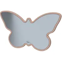 Cam Cam Barnspegel - Fjäril - Dusty Rose - - One Size - Spegel