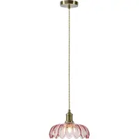 Markslöjd Taklampa , Kurage, dimbara, Rosa / ljusröd, Kök, Glas