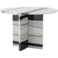 Bloomingville Rosito soffbord, vit, marmor