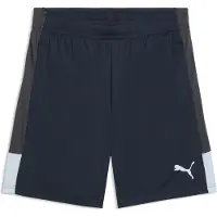 Puma Träningsshorts individualLIGA - Strong Gray/Ljusblå, storlek Medium