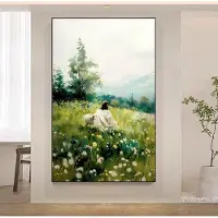 DIMENGQI Jesus Kristus Canvas Postres Kristus Jesus Porträtt Väggkonst Tryck Affisch Jag Ska Gå Med Kristus Bibelvers Present Affisch 40x60cm