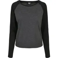 Urban Classics Contrast Raglan T-shirt Med Lång ärm