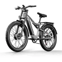 Shengmilo S600 Terräng Elcykel 2000W Dubbelmotor 48V17.5AH 26 Tum Off-Road Däck Elcykel För Vuxen Mountain E-Bike