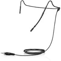 Sennheiser HS 2 Omnidirectional Condenser Neckworn Microphone with 3.5mm Connector Black
