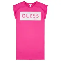 GUESS Kortklänningar STRETCH BABY TERRY SS DRESS flickor - Rosa - 8 ans