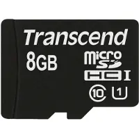 Transcend Premium microSDHC-Kort Industrial 8 GB Class 10, UHS-I