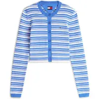 Tommy Hilfiger Tommy Jeans Stripe Slim Crew Neck Cardigan