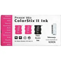 Xerox 2 Magenta + 1 svart vax