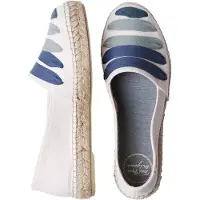 Toni pons Espadrill 'ROSE' blå / brun / rosa / naturvit