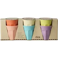 Rice Koppar - Melamin - 6 st. - 160 ml - Glory Dagar Färger - - One Size - Mugg