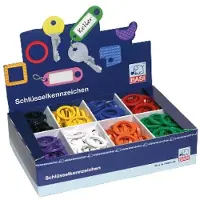 Basi Nyckelclip 8580-9000 8-färgad 1 set