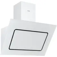 Silverline Agat SL 3422-90 HV - Kåpa - vinklad skorsten - bredd: 89.6 cm - djup: 43.7 cm - utsug och återcirkulering (-) - med intern/valfri extern motor - vit
