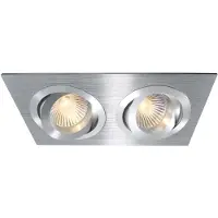 Deko-light Einbauring 175 GU5.3 111821 Takmonteringsring LED, Halogen GU5.3, MR 16 50 W Silver