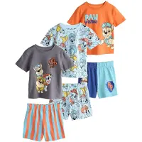 Next Pyjamas 'Paw Patrol' blå / pastellblå / mörkgrå / orange