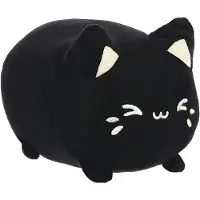 Aurora Tasty Peach - Plysch maskot 18 cm Black Sesame Meowchi