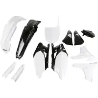 Ufo Yamaha Yzf 450 2011-2013 Yakit311f-999w Fork Protectors & Plastkit