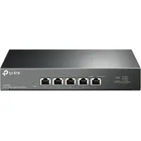 TP-LINK Switch 10G - - TL-SX105 - 5 portar - Automatisk förhandling 5 hastigheter - Tyst