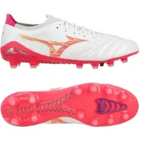 Mizuno Morelia Neo Iv Beta Made In Japan Fg Blazing Flair - Vit/rosa Tetra/lila - Gräs (Fg), storlek 47