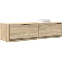 vidaXL TV-skåp med låda Sonoma ek 100 x 31 x 25,5 cm Konstruerat trä